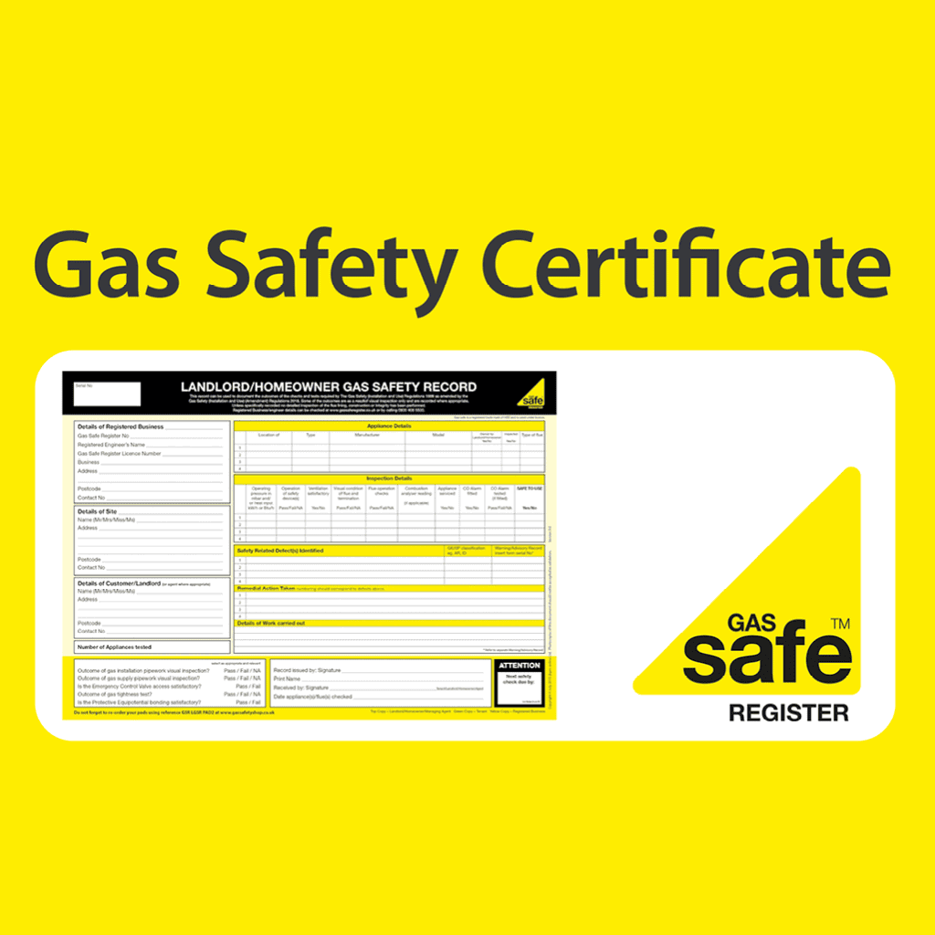 Gas safety certificate cp12