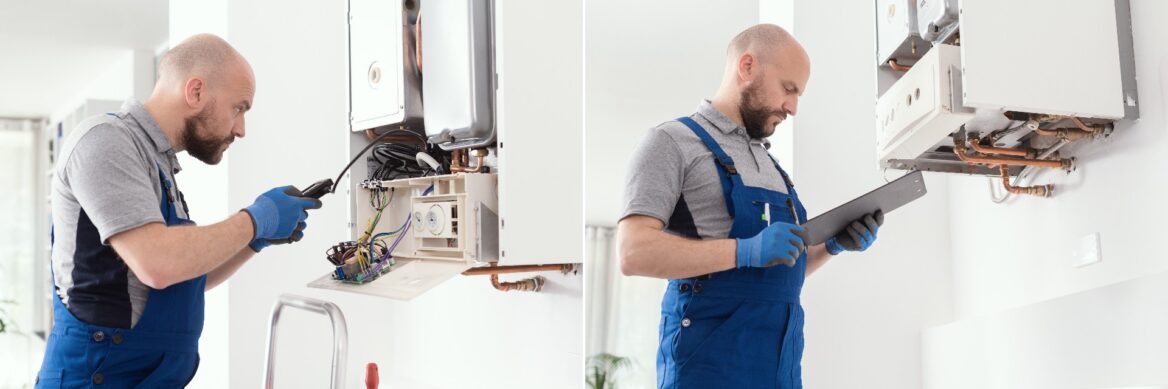 Gas Safe Engineer Carrying Gas Supply Pressure Safety Check
