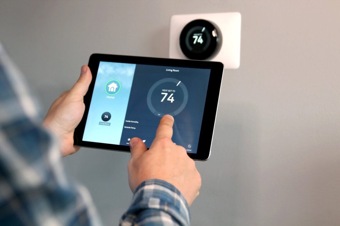 Smart thermostant central heating controller